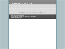 Tablet Screenshot of frenstatsko.infoturist.cz